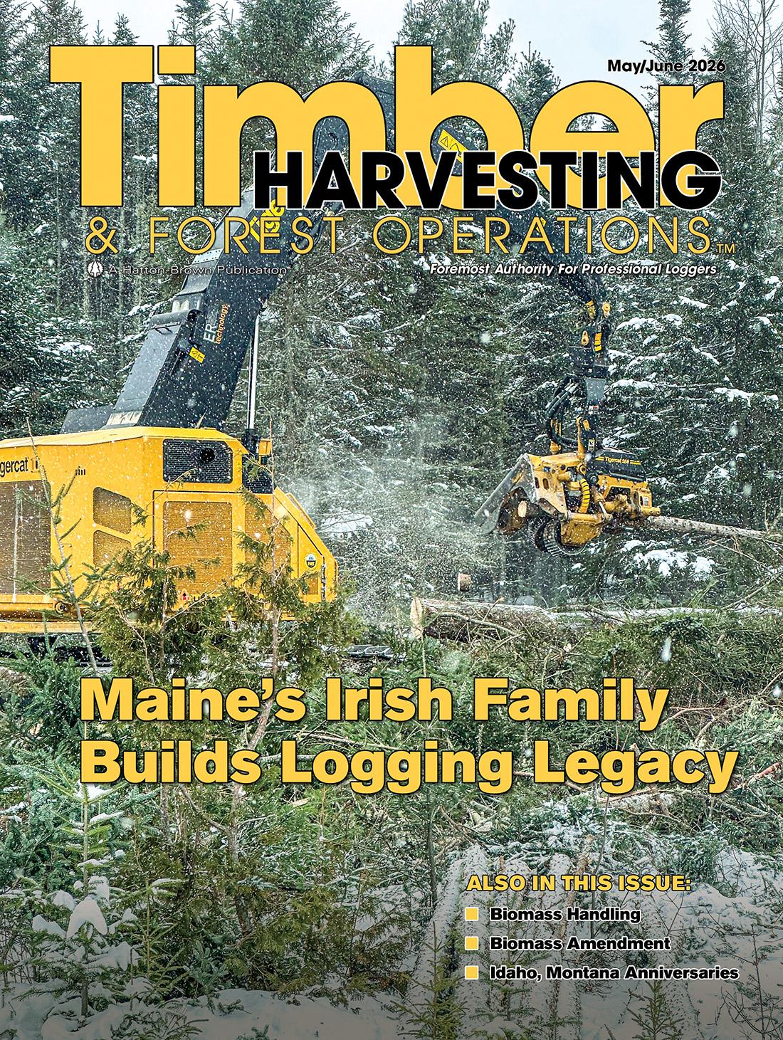 Timber Harvesting August 2025 Magazine Cover